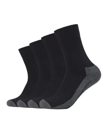 Set de sosete lungi unisex Pro Tex - 4 perechi, Negru