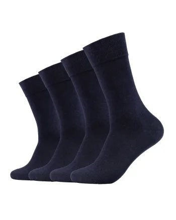 Set de sosete lungi unisex - 4 perechi, Bleumarin