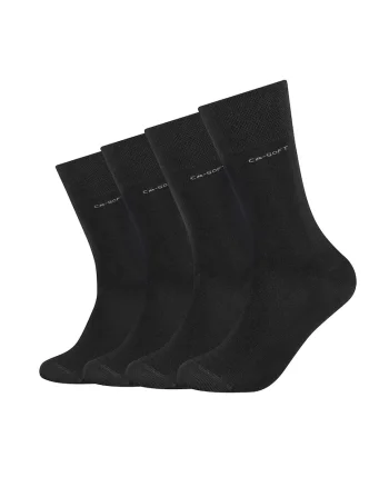 Set de sosete lungi unisex - 4 perechi, Negru