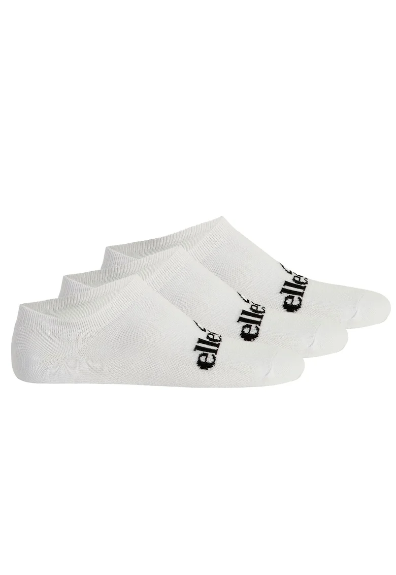Set de sosete unisex pana la glezna - 3 perechi, Alb