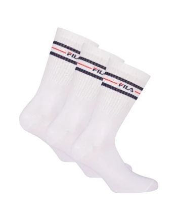 Set de sosete lungi unisex - 3 perechi, Alb