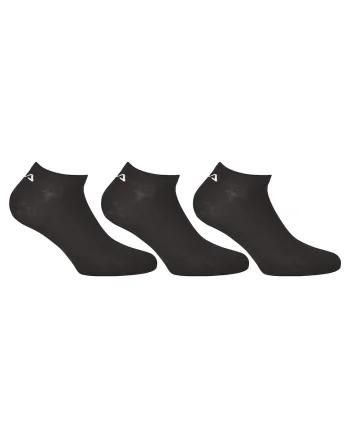 Set de sosete pana la glezna unisex - 3 perechi, Negru