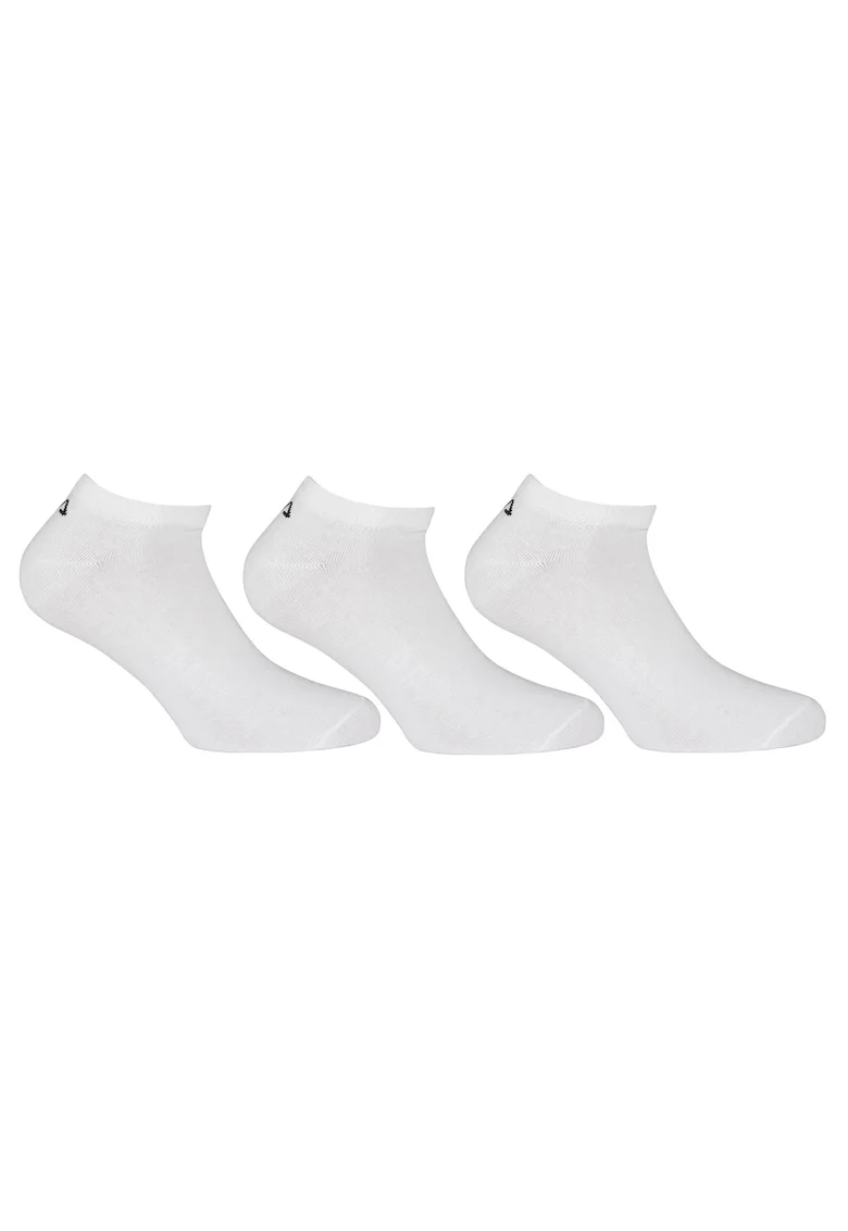 Set de sosete pana la glezna unisex - 3 perechi, Alb