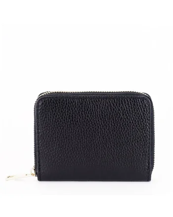 Portofel mic negru din piele naturala 8912 07 16986, Negru