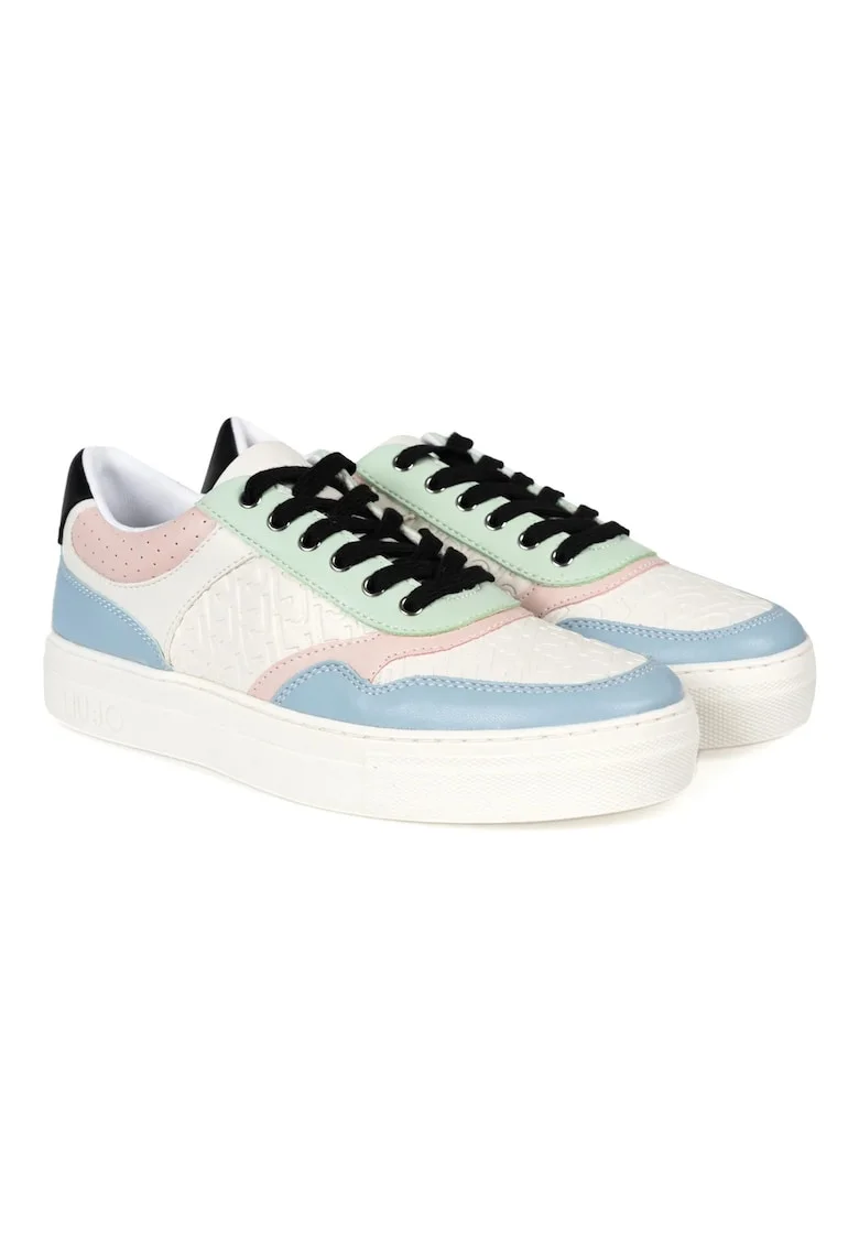 Pantofi sport cu design colorblock, din piele ecologica „Alicia 505”,