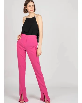 Top cu franjuri, Negru, 40