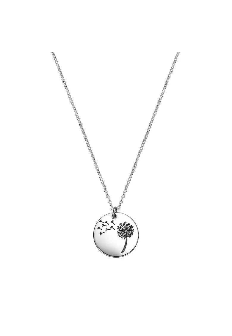 Colier Argint 925 placat cu rodiu cu pandantiv - Papadie - Dandelion