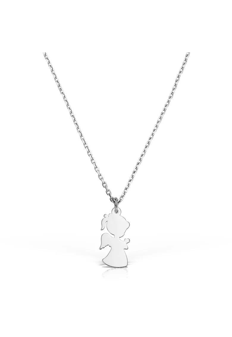 Colier Argint 925 placat cu rodiu cu pandantiv - Fetita Ingeras