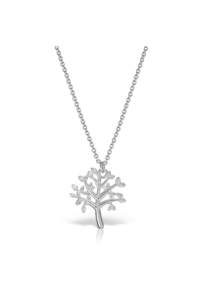 Colier Argint 925 placat cu rodiu cu pandantiv - Tree of Life - Arborele vietii