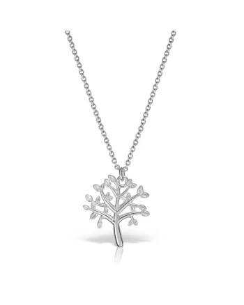 Colier Argint 925 placat cu rodiu cu pandantiv - Tree of Life - Arborele vietii