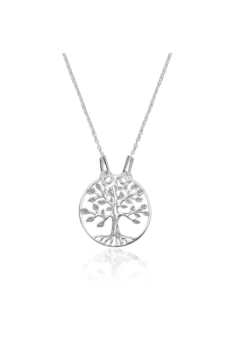 Colier Argint 925 cu pandantiv - Tree of Life - Copacul vietii, Argintiu