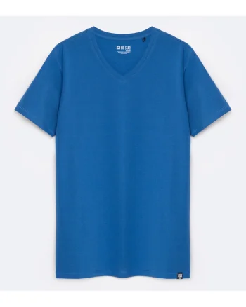 Tricou Uni cu decolteu in V Irtos