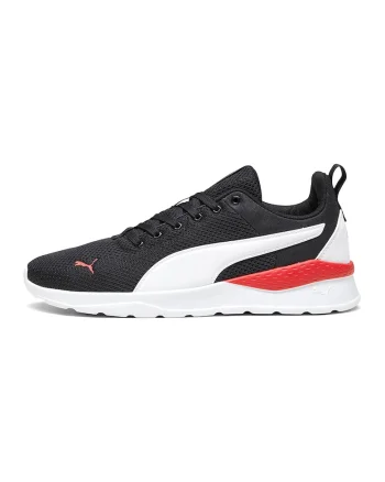 Pantofi sport Anzarun Lite din plasa cu garnituri din piele ecologica, Rosu/Alb/Negru