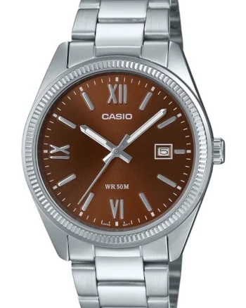 Ceas barbatesc  Standard, afisaj analog, luminos, data, 50M rezistent la apa, cadran maro, 38.5x9.2mm