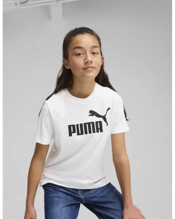 Tricou cu decolteu la baza gatului si imprimeu logo, Alb/Negru stins