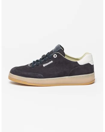Pantofi sport de piele intoarsa Farrell, Bleumarin
