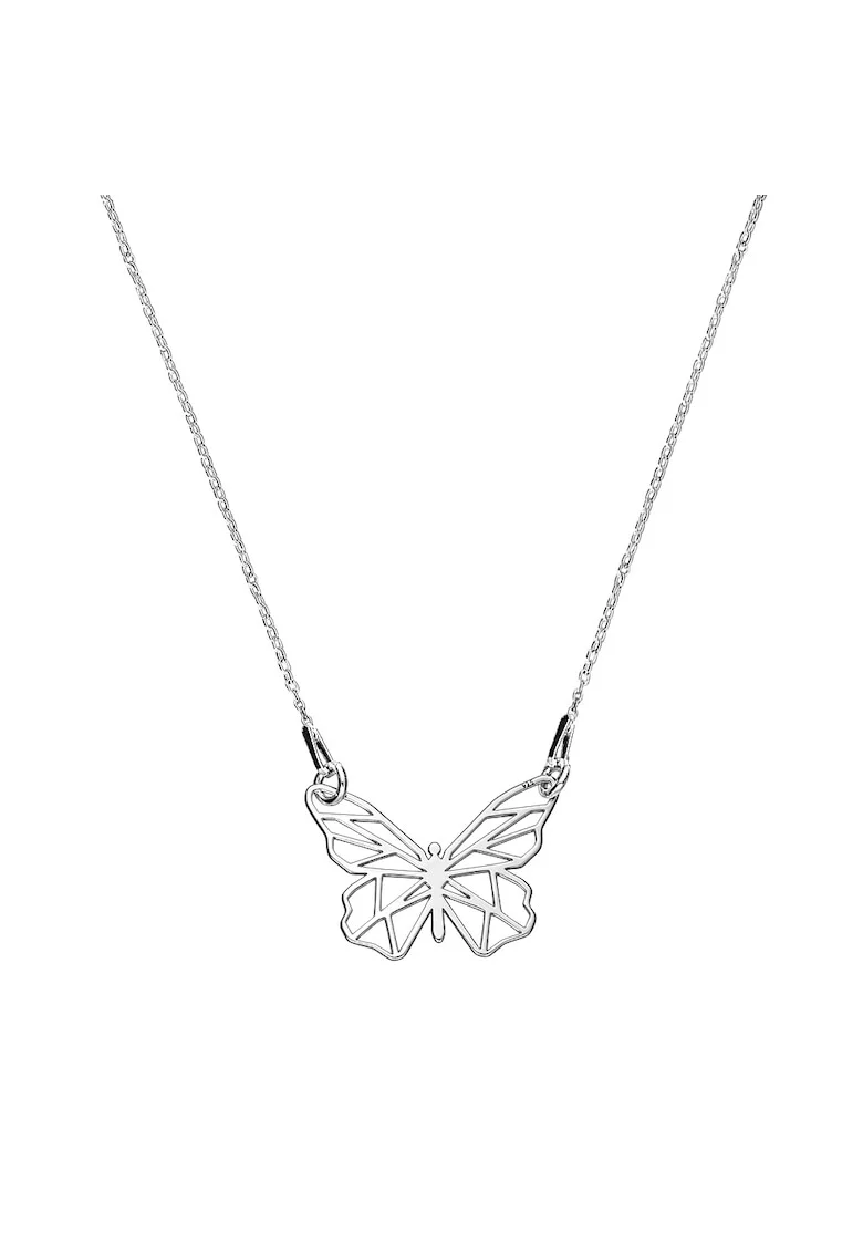 Colier Argint 925 placat cu rodiu cu pandantiv - Fluture - Butterfly