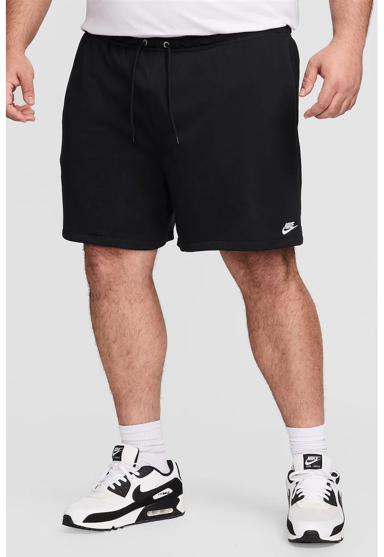 Pantaloni scurti cu snur si buzunare, Negru