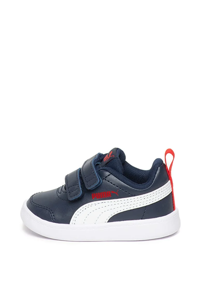 Pantofi sport de piele ecologica Courtflex v2, Bleumarin