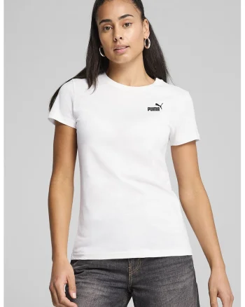 Tricou cu logo, Alb optic