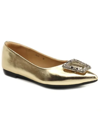 Pantofi dama 353 1, Auriu
