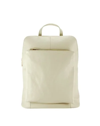 Rucsac din piele naturala 2 in 1 crem 1441 123 12150, Bej