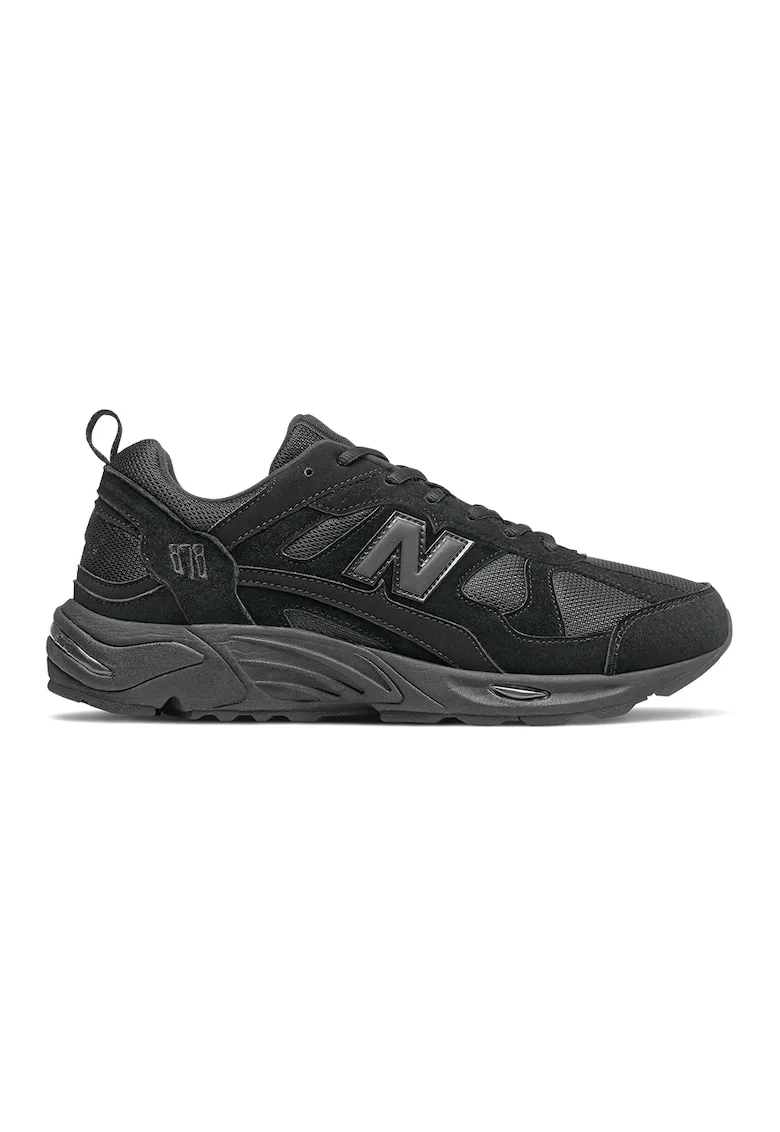Pantofi sport low-cut 878, Negru/Gri inchis