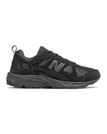 Pantofi sport low-cut 878, Negru/Gri inchis