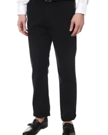 Pantaloni uni slim-fit