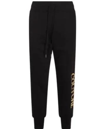 Pantaloni sport cu imprimeu logo