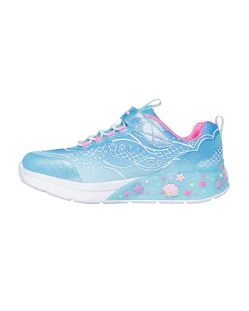 Pantofi sport vu buton orpire/pornire Mermaid Dreams S-Lights, Albastru