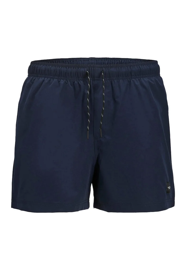 Pantaloni scurti de baie cu snur de ajustare, Albastru inchis