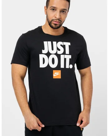 Tricou regular fit din bumbac cu imprimeu Sportswear, Negru