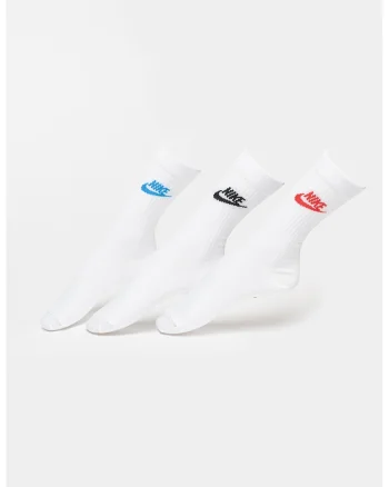 Set de sosete unisex Everyday Essential - 3 perechi, Alb