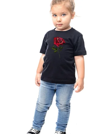 Tricou cu decolteu la baza gatului si imprimeu grafic, Negru