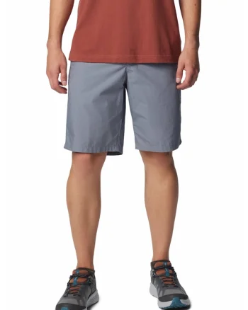 Pantaloni scurti din bumbac Washed Out™, Gri cenusiu