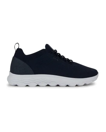 Pantofi sport din plasa tricotata cu logo, Albastru ultramarin