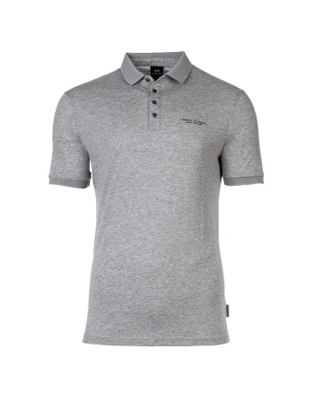 Tricou polo regular fit, Gri