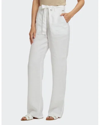 Pantaloni femei  Bella 7692 Alb