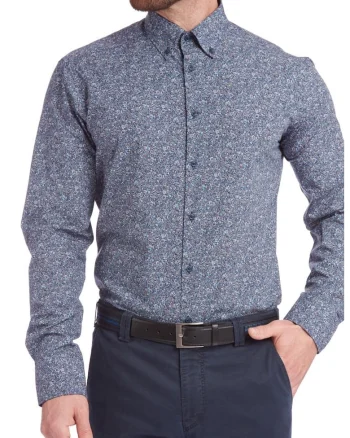 Camasa barbati,  Shirt SLIM FIT 6963, Albastru