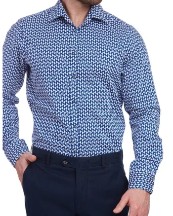 Camasa barbati,  slim fit 5960, Bleumarin