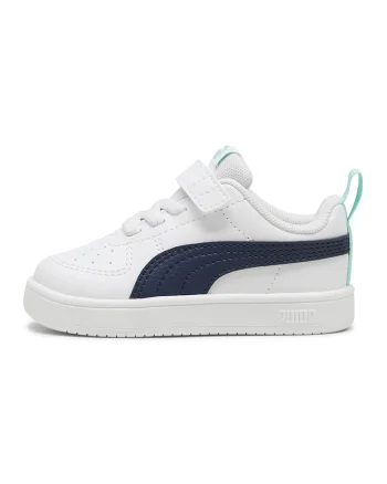 Pantofi sport unisex Rickie AC+ din piele ecologica cu inchidere velcro, Albastru ultramarin/Alb murdar