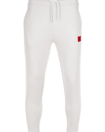 Pantaloni de trening din bumbac Doak 212, Alb