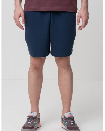 Pantaloni scurti de trening cu croiala relaxed fit, Bleumarin