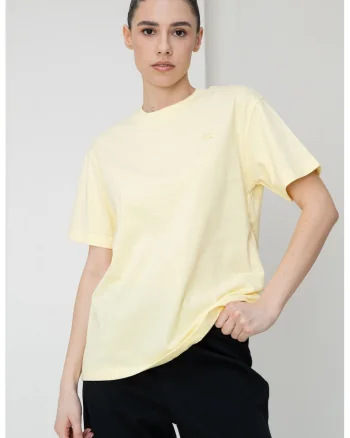 Tricou relaxed-fit din bumbac Athletics, Galben pal