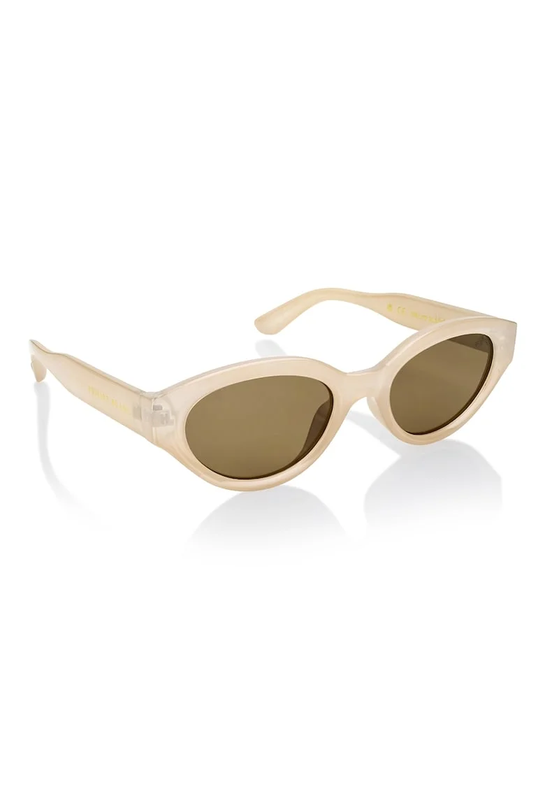 Ochelari de soare cat-eye unisex polarizati, Bej deschis