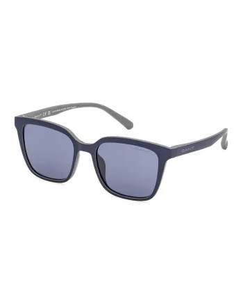 Ochelari de soare patrati unisex, Bleumarin