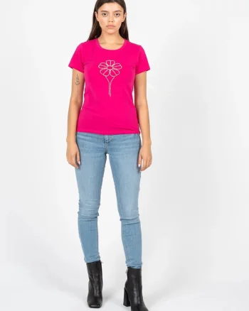 Tricou cu strasuri Rebel Queen,