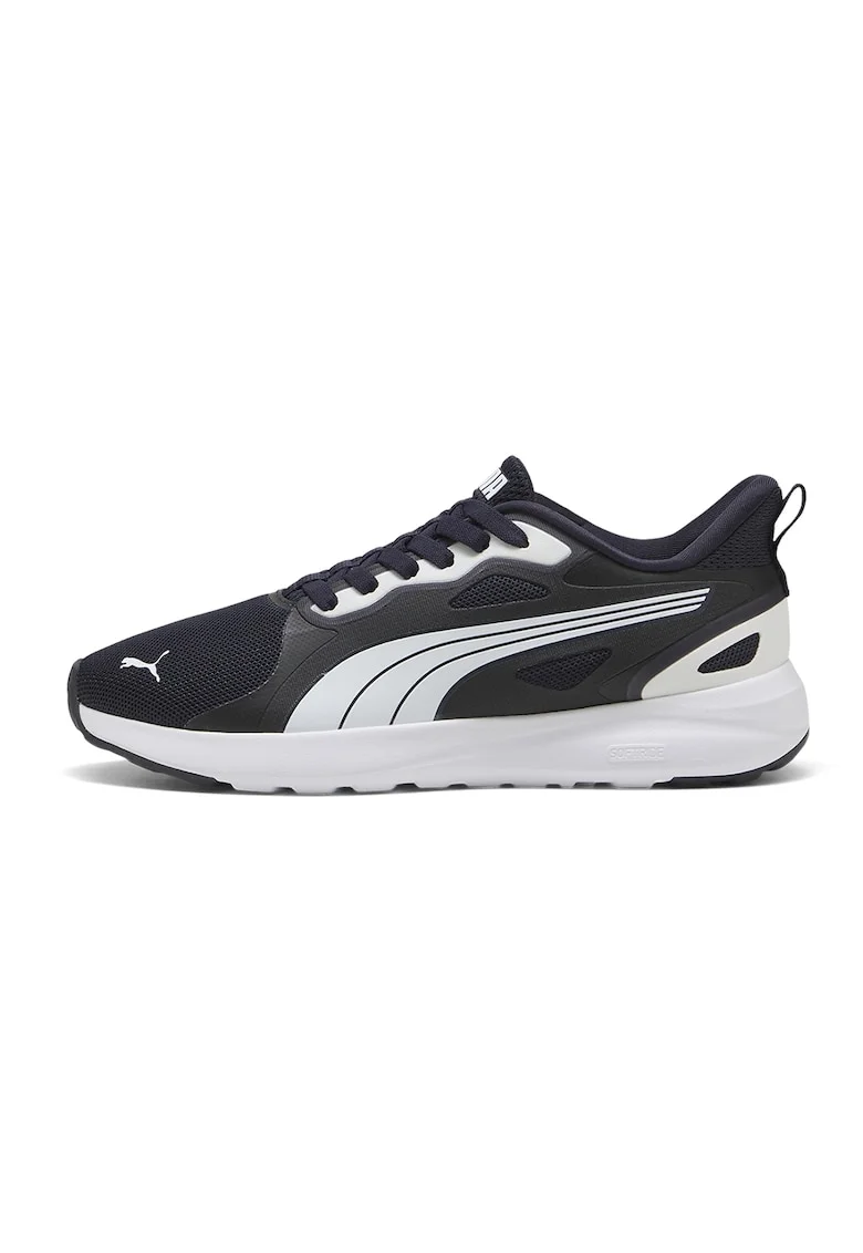Pantofi sport Softride Cosmic de plasa cu brant cu amortizare, Negru/Alb optic