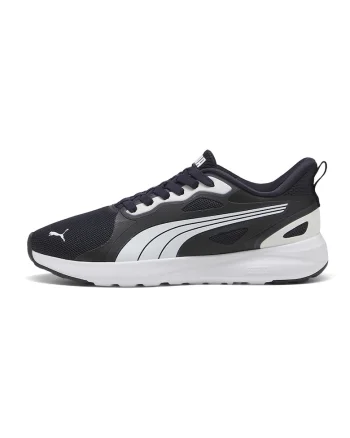 Pantofi sport Softride Cosmic de plasa cu brant cu amortizare, Negru/Alb optic